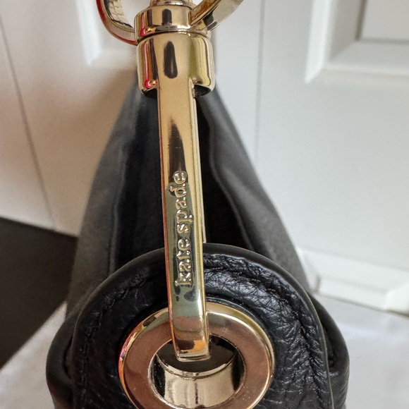 KATE SPADE New York Black Leather Medium Shoulder Bag NWOT - Picture 7 of 10